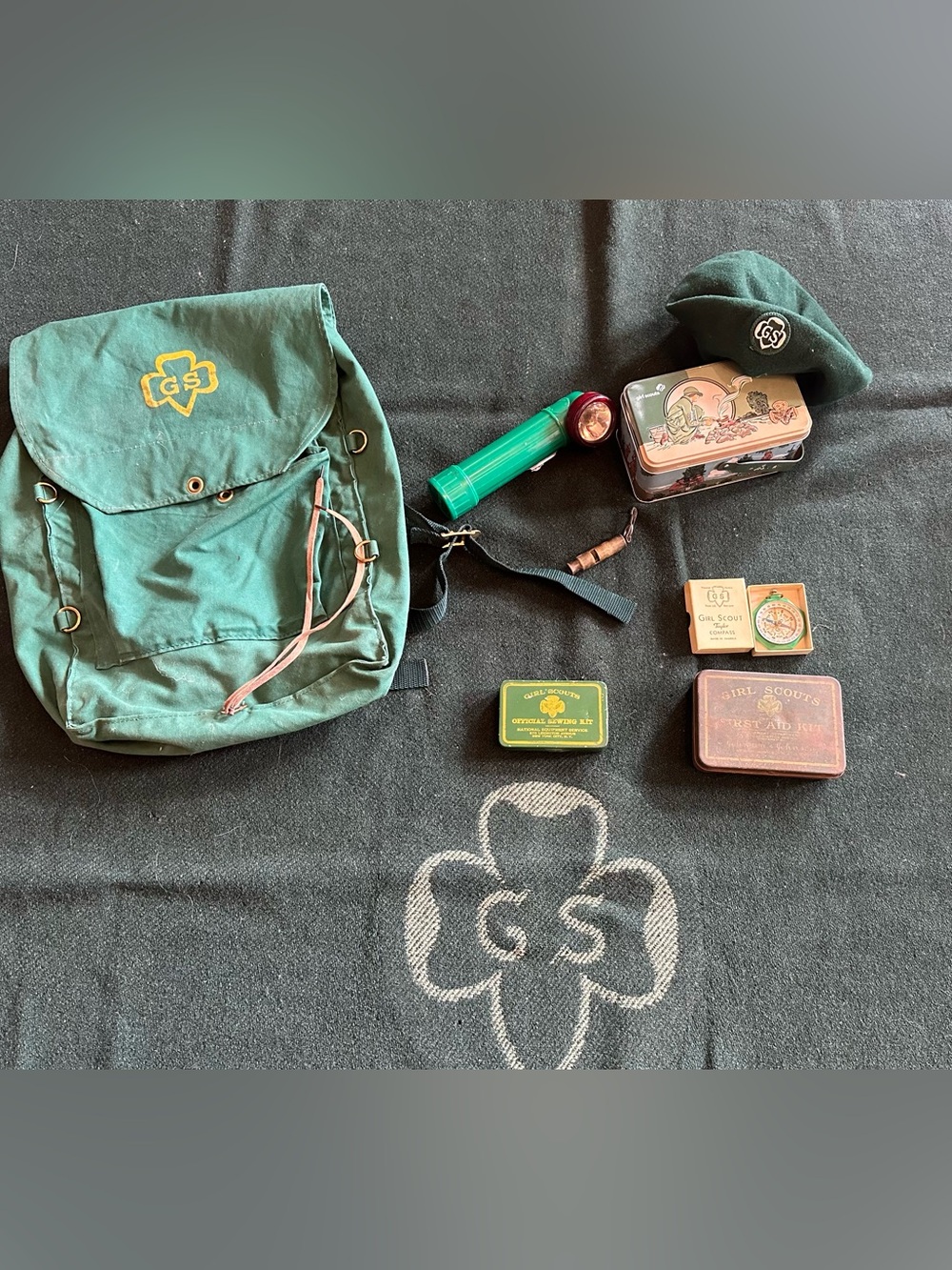 Antique and vintage Girl Scout lot